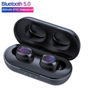 V10 Wireless Bluetooth V5.0 Earphone Sports Wireless Earphone LED Digital Display Touch Control 8D Stereo Earbuds Mic Headphones
